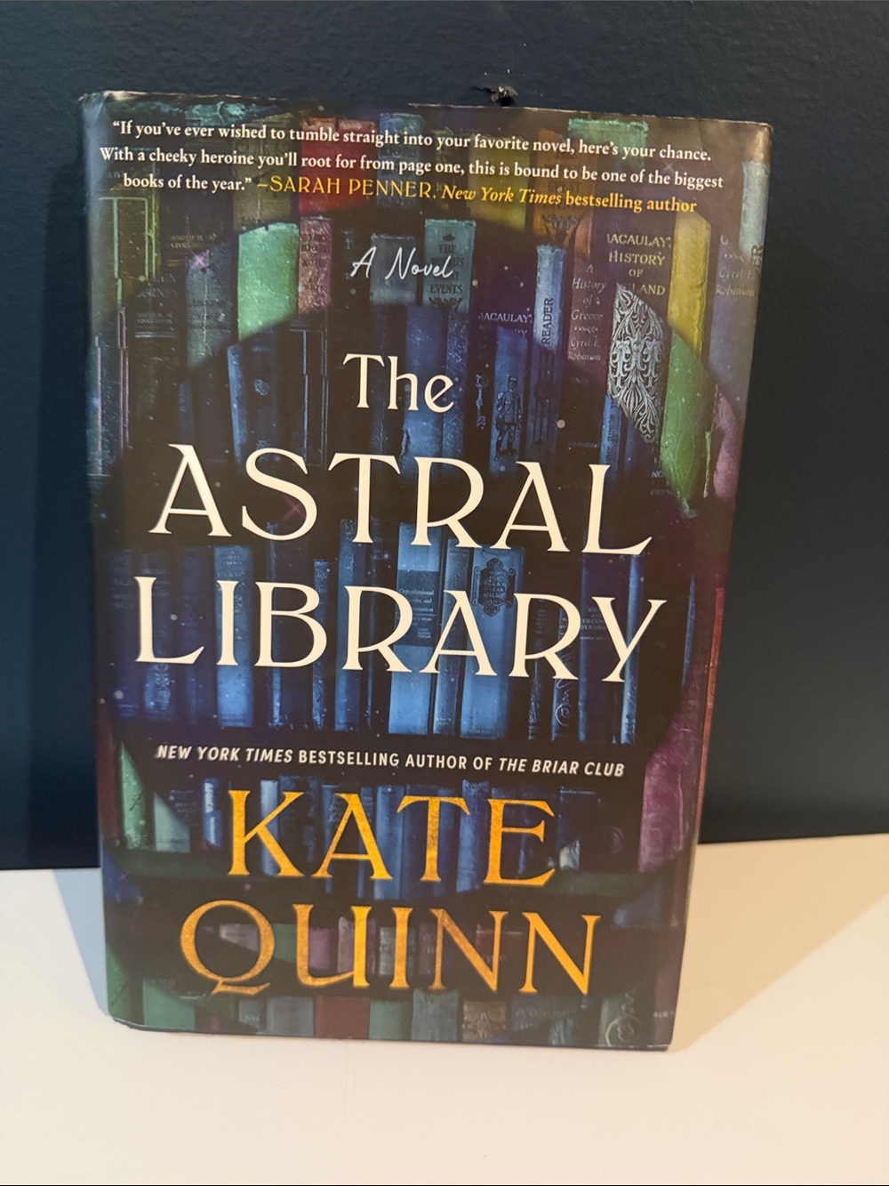 kate quinn The Astral Library — Blue, Gold & Purple Cover Art